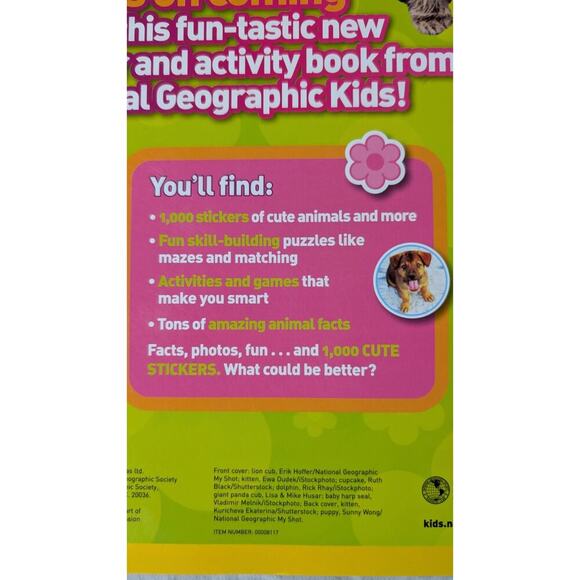 National Geographic Pandas & Penguins Cutest Animals + Sticker Book Hardcover - Picture 8 of 10